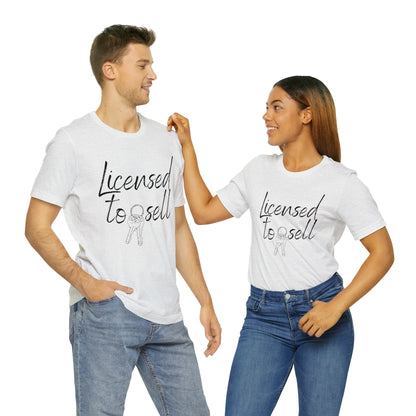 Unisex Jersey Short Sleeve Tee- Licensed to sell