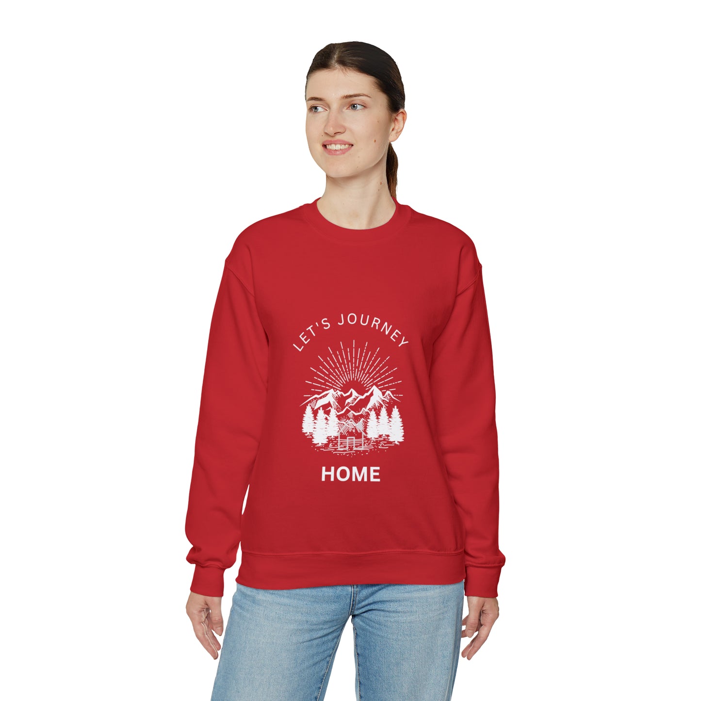 Unisex Heavy Blend™ Crewneck Sweatshirt- Journey Home