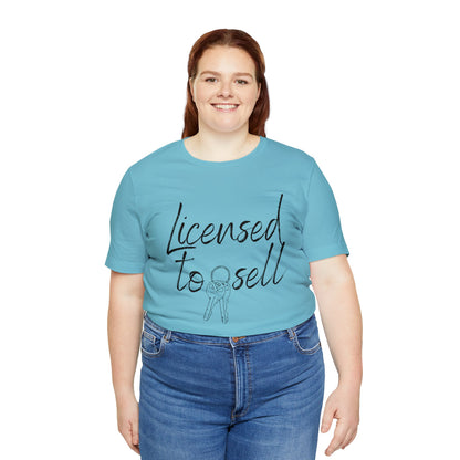 Unisex Jersey Short Sleeve Tee- Licensed to sell