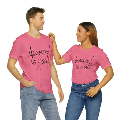 Unisex Jersey Short Sleeve Tee- Licensed to sell