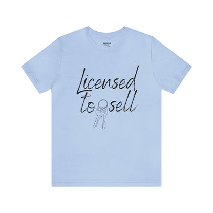 Unisex Jersey Short Sleeve Tee- Licensed to sell