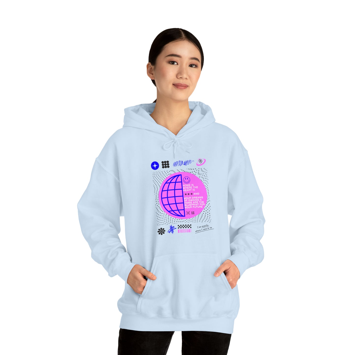 Unisex Heavy Blend™ Hooded Sweatshirt- Space