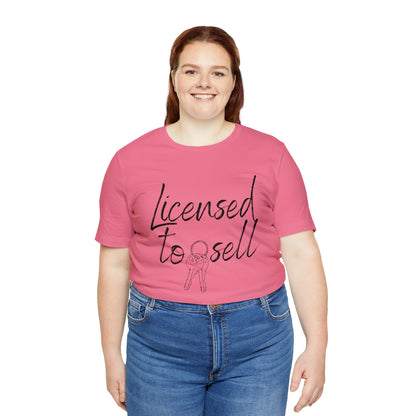 Unisex Jersey Short Sleeve Tee- Licensed to sell