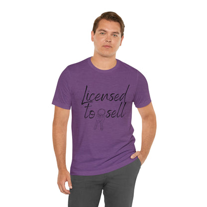 Unisex Jersey Short Sleeve Tee- Licensed to sell