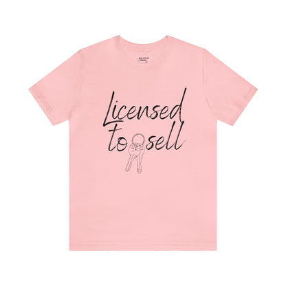 Unisex Jersey Short Sleeve Tee- Licensed to sell