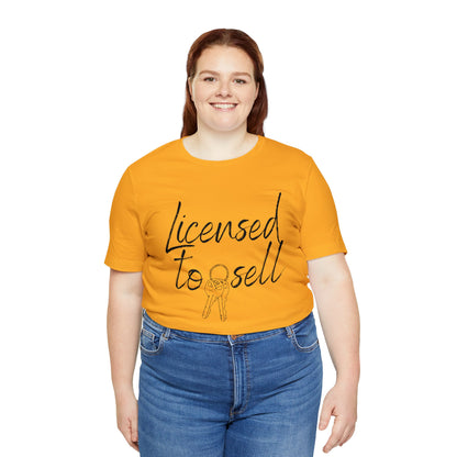 Unisex Jersey Short Sleeve Tee- Licensed to sell