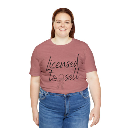 Unisex Jersey Short Sleeve Tee- Licensed to sell