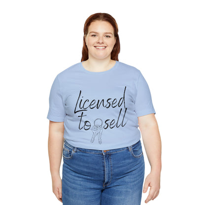 Unisex Jersey Short Sleeve Tee- Licensed to sell