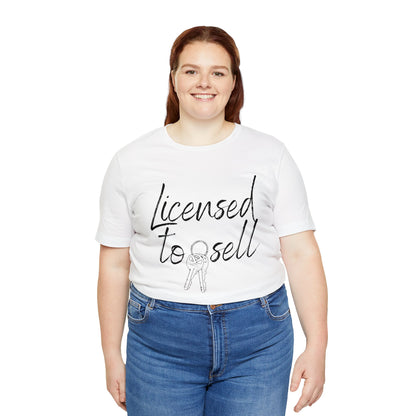 Unisex Jersey Short Sleeve Tee- Licensed to sell