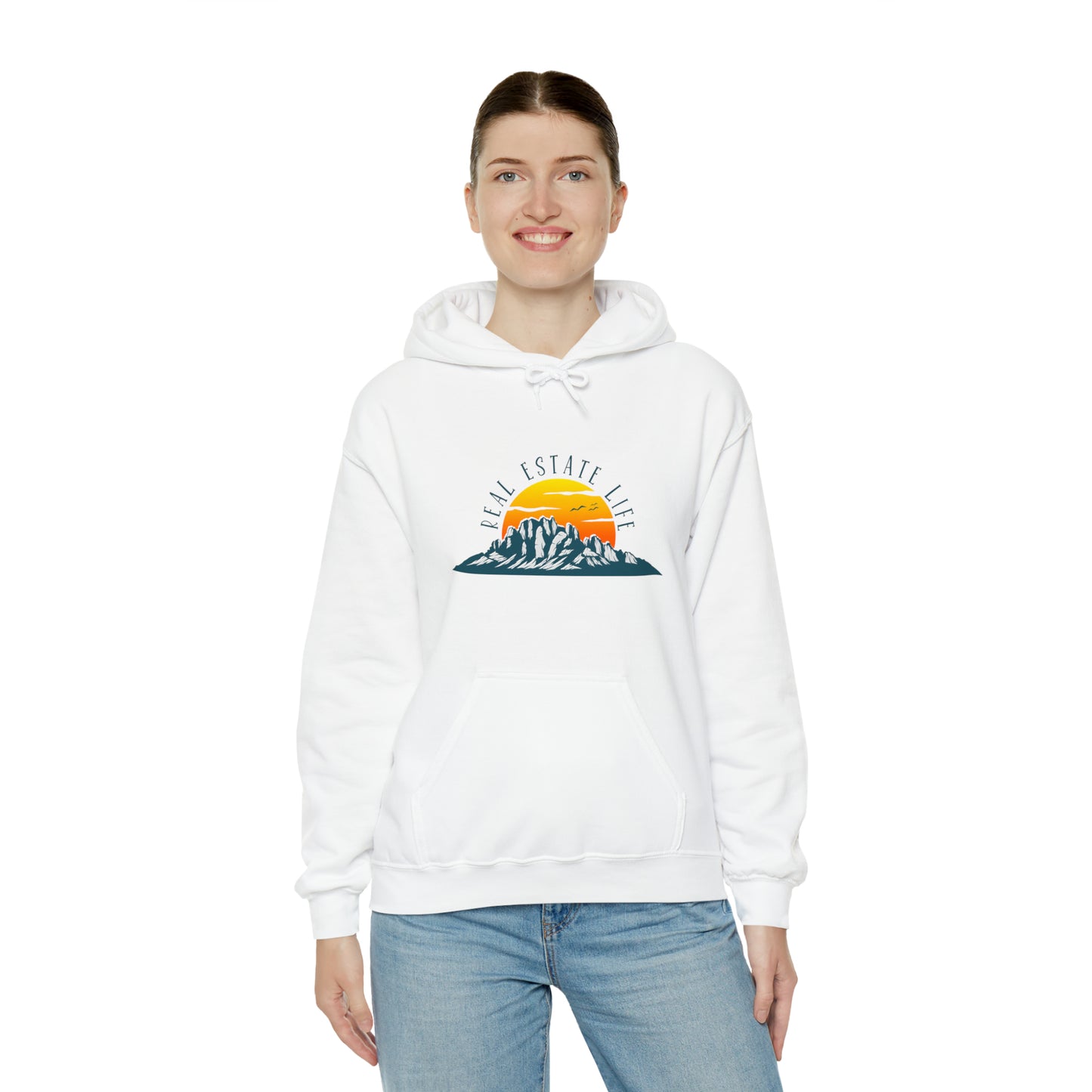 Unisex Heavy Blend™ Hooded Sweatshirt- Real Estate Life