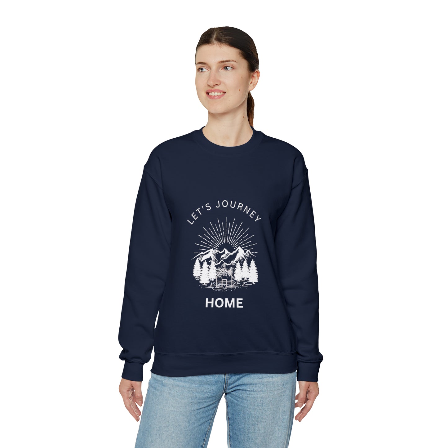 Unisex Heavy Blend™ Crewneck Sweatshirt- Journey Home