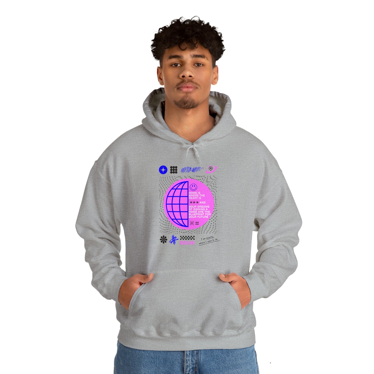 Unisex Heavy Blend™ Hooded Sweatshirt- Space