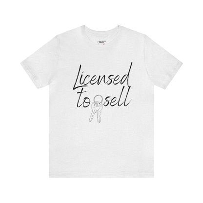 Unisex Jersey Short Sleeve Tee- Licensed to sell