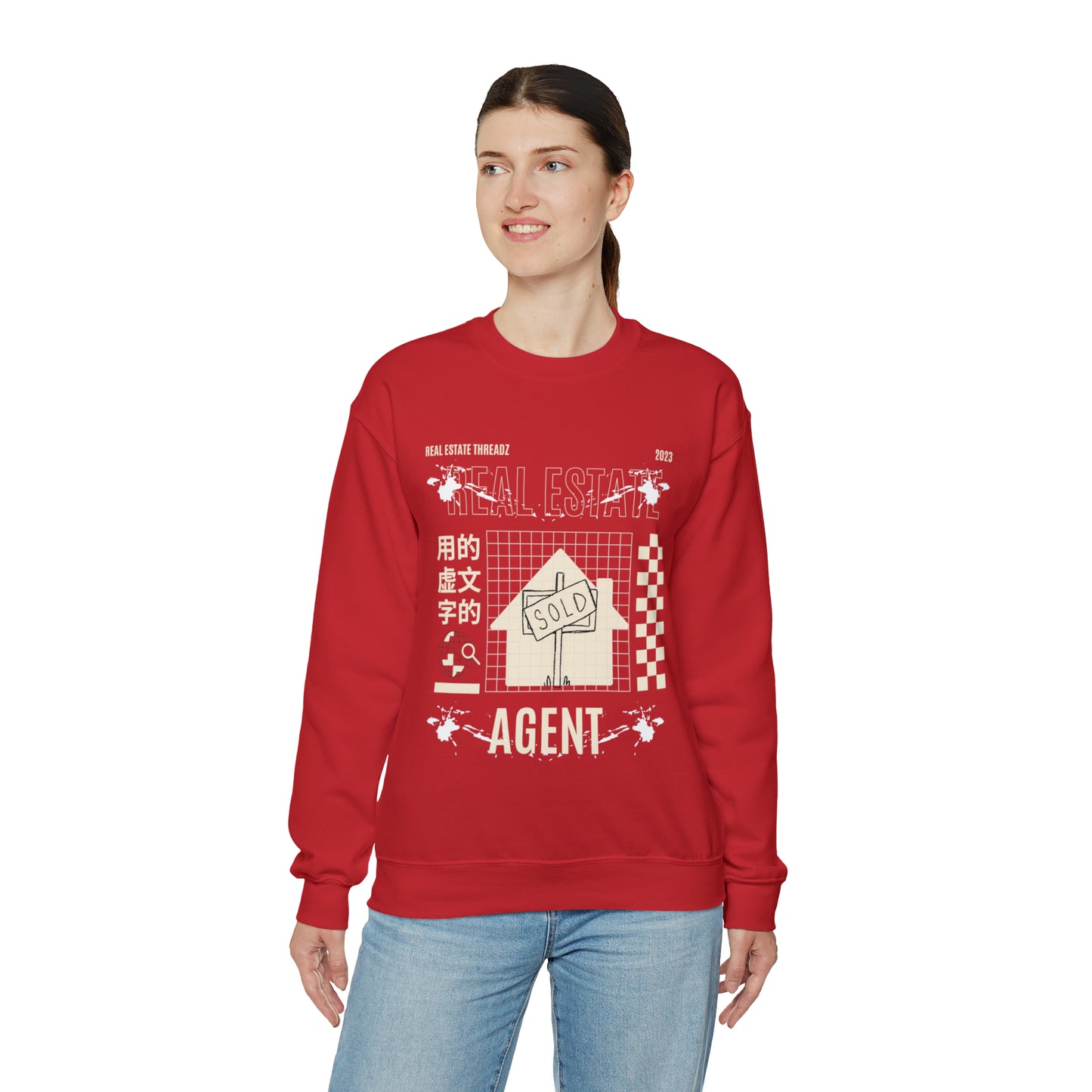 Unisex Heavy Blend™ Crewneck Sweatshirt- Real Estate