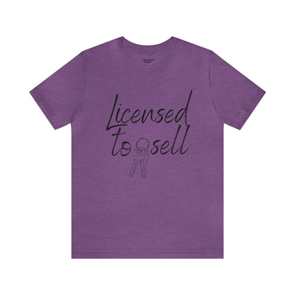 Unisex Jersey Short Sleeve Tee- Licensed to sell