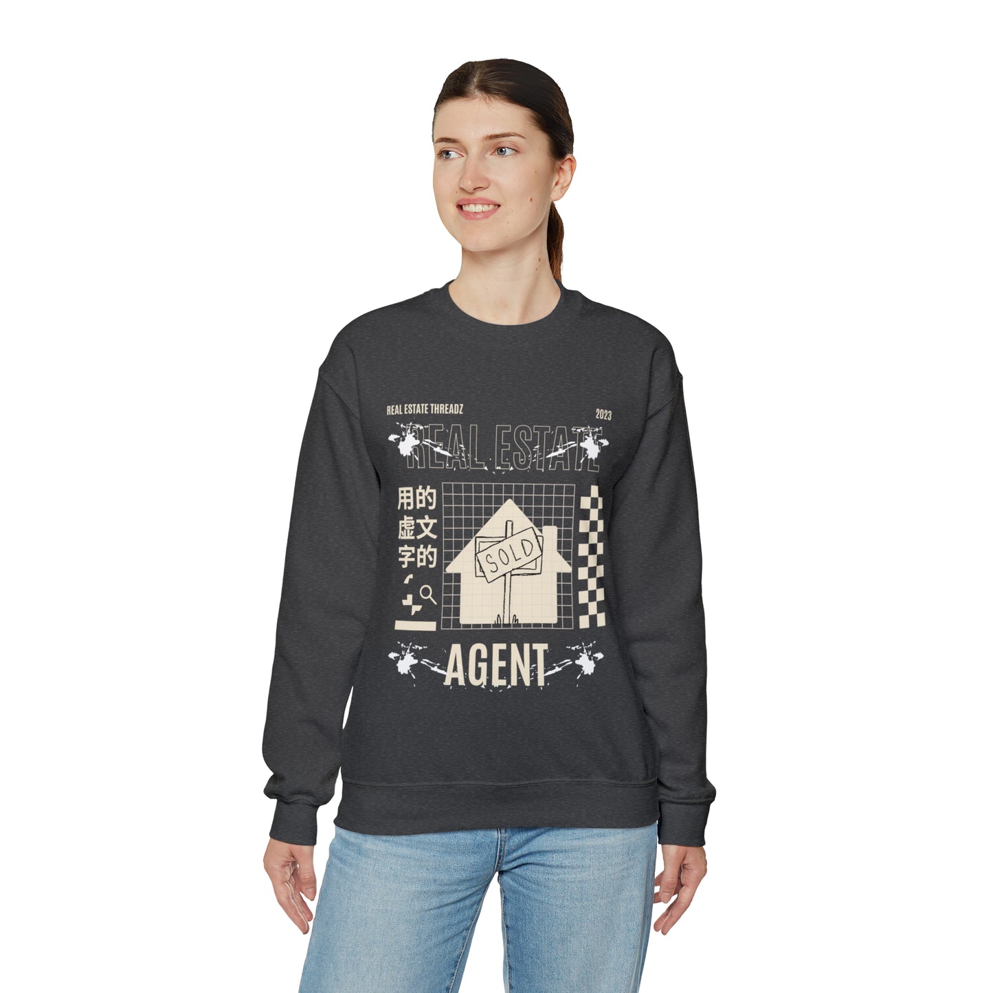 Unisex Heavy Blend™ Crewneck Sweatshirt- Real Estate