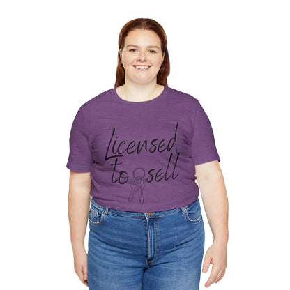 Unisex Jersey Short Sleeve Tee- Licensed to sell