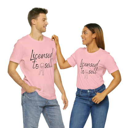 Unisex Jersey Short Sleeve Tee- Licensed to sell