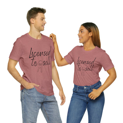 Unisex Jersey Short Sleeve Tee- Licensed to sell