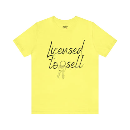 Unisex Jersey Short Sleeve Tee- Licensed to sell